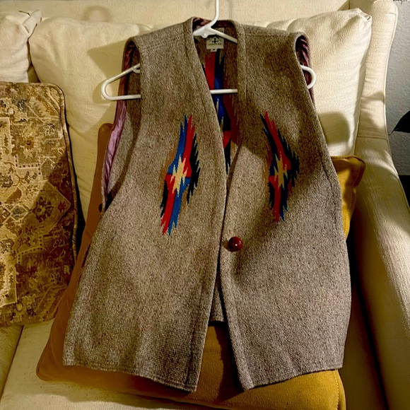 Ortega 100% all wool women’s Southwest’s vest - Picture 1 of 5